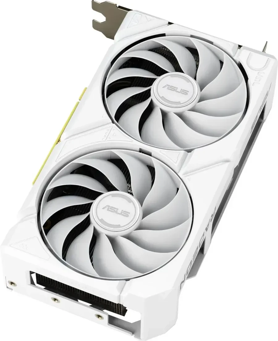 Видеокарта ASUS RX 9060 XT DUAL, 16GB GDDR6, белая — 3