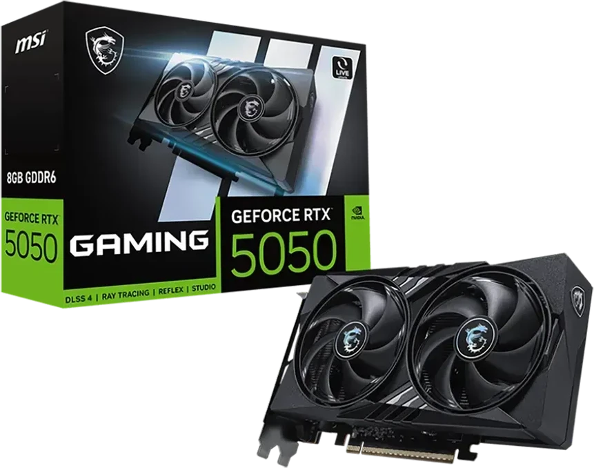 Видеокарта MSI GeForce RTX 5050 GAMING, 8GB GDDR6