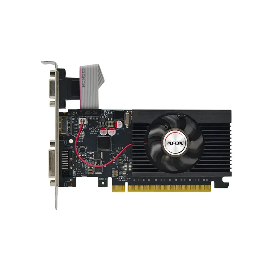 Видеокарта Afox GT 710, 2GB GDDR3, VGA/DVI/HDMI — 2