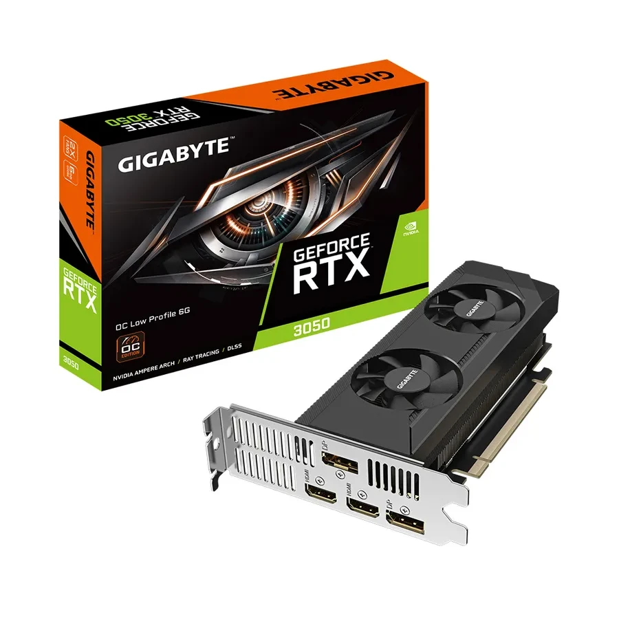 Видеокарта Gigabyte RTX3050 OC Low Profile 6GB GDDR6
