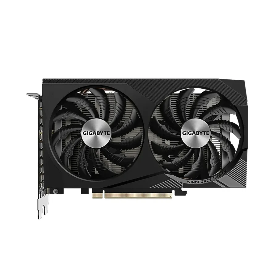 Видеокарта 8Gb PCI-E GDDR6 GIGABYTE GV-N3050WF2OCV2-8GD, 2xDP+2xHDMI, PCIe4.0, GeForce RTX 3050 — 4