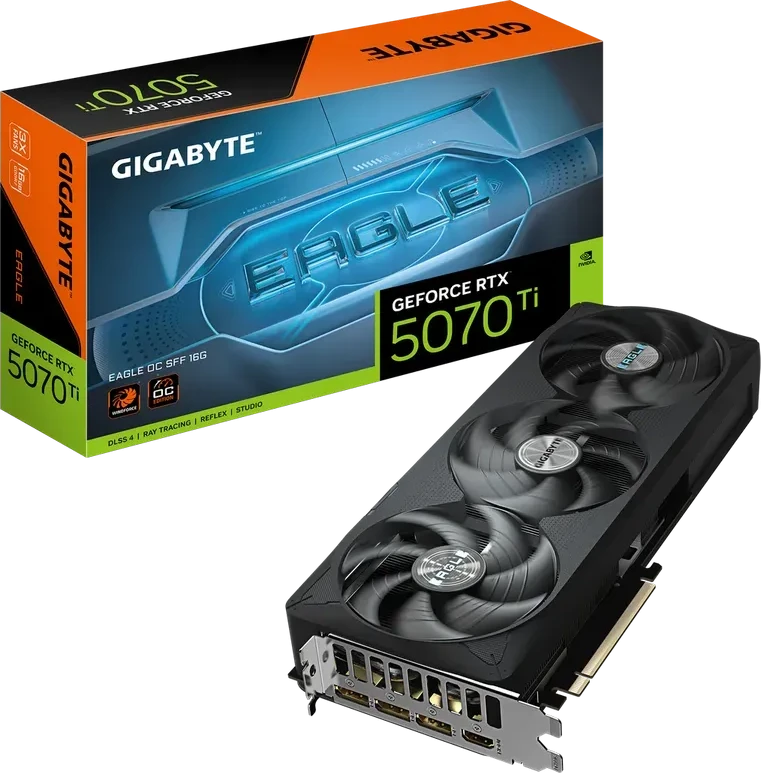 Видеокарта Gigabyte RTX 5070 Ti EAGLE OC SFF, 16GB GDDR7 — 2