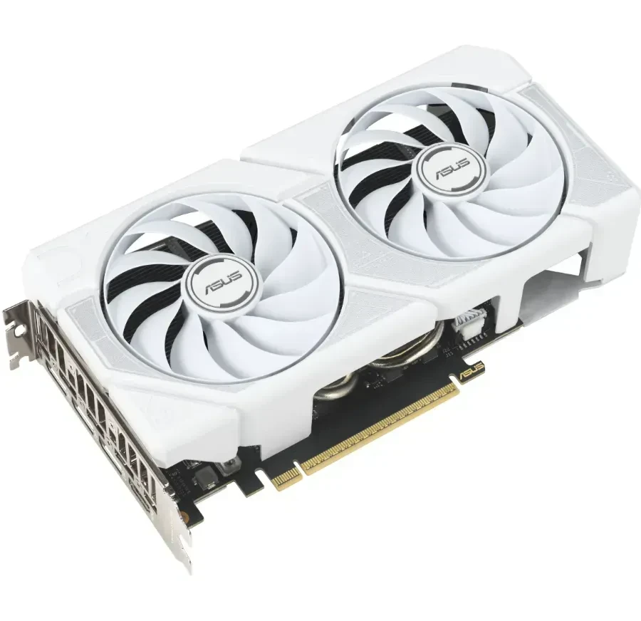 Видеокарта ASUS GeForce RTX 5060 Ti DUAL OC, 16GB GDDR7, белая