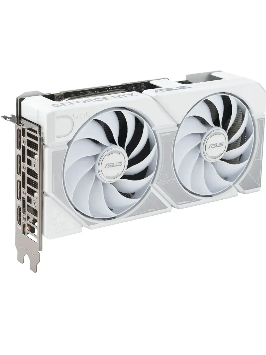 Видеокарта ASUS GeForce RTX 5060 Ti DUAL OC, 16GB GDDR7, белая — 2
