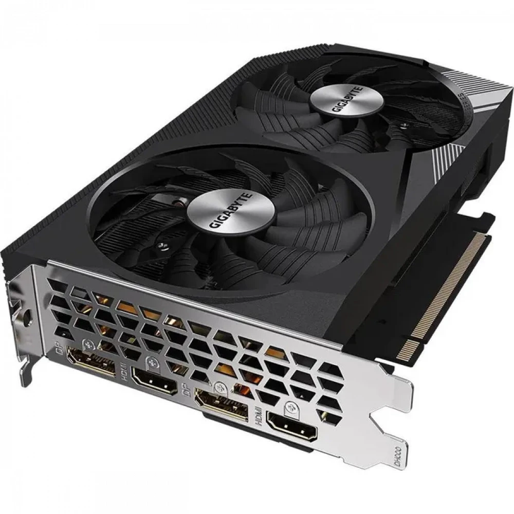 Видеокарта GIGABYTE Video Card NVidia GeForce RTX 3060 WINDFORCE 12G, GDDR6 12GB/192bit, PCI-E 4.0, 7680x4320 550W DisplayPort 1.4a *2 HDMI 2.1 *2