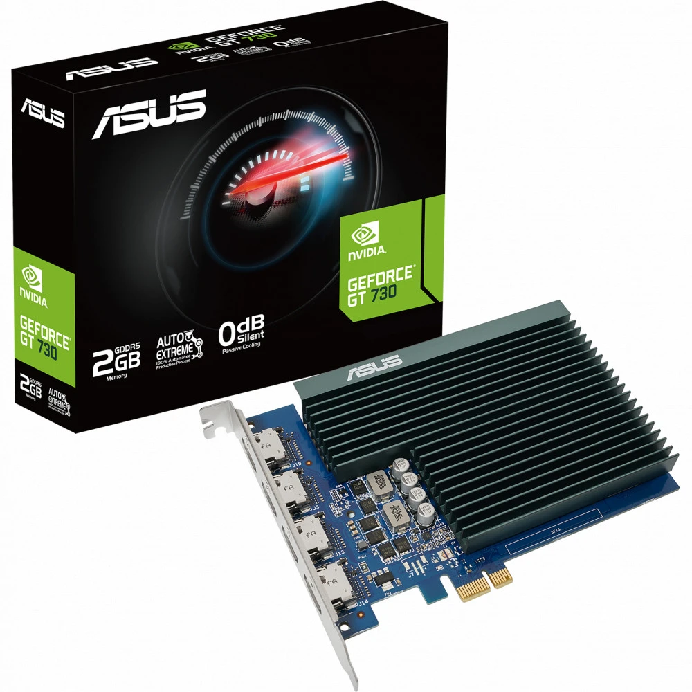 Видеокарта ASUS GeForce GT730 2GB GDDR5 64-bit 4xHDMI GT730-4H-SL-2GD5 — 3