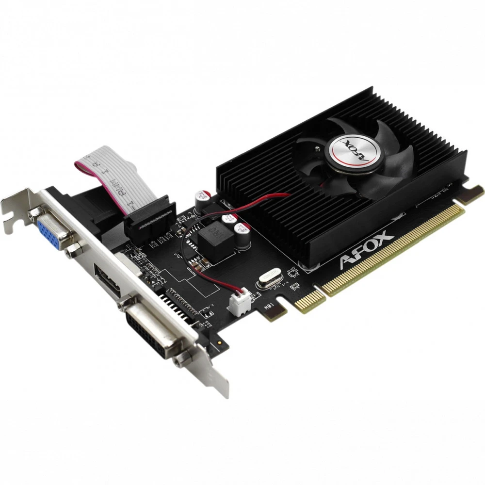 Видеокарта GPU AMD, 2 GB, Afox R5 230 [AFR5230-2048D3L5-V2], DVI/HDMI/VGA, GDDR3/64bit + LP