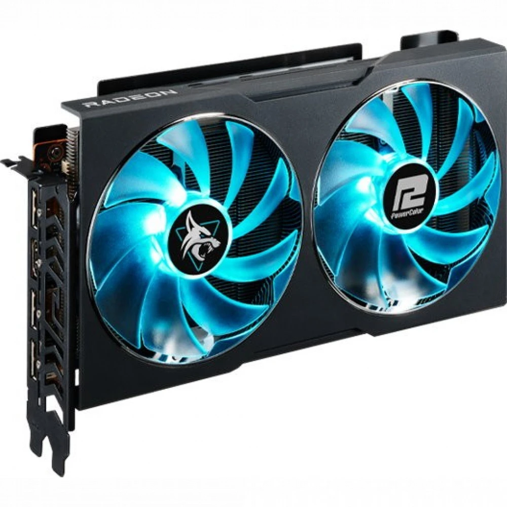 Видеокарта PowerColor RX 6600 Hellhound, 8 GB, Radeon RX 6600