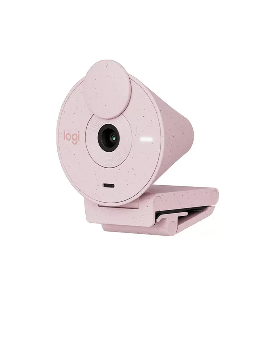 Веб-камера Logitech Brio 300, Full HD, розовая — 2