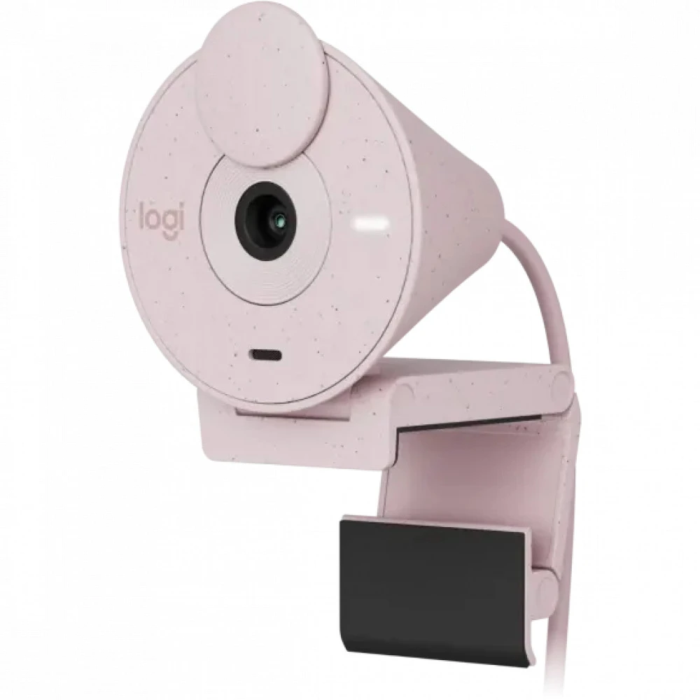 Веб-камера Logitech Brio 300, Full HD, розовая — 4