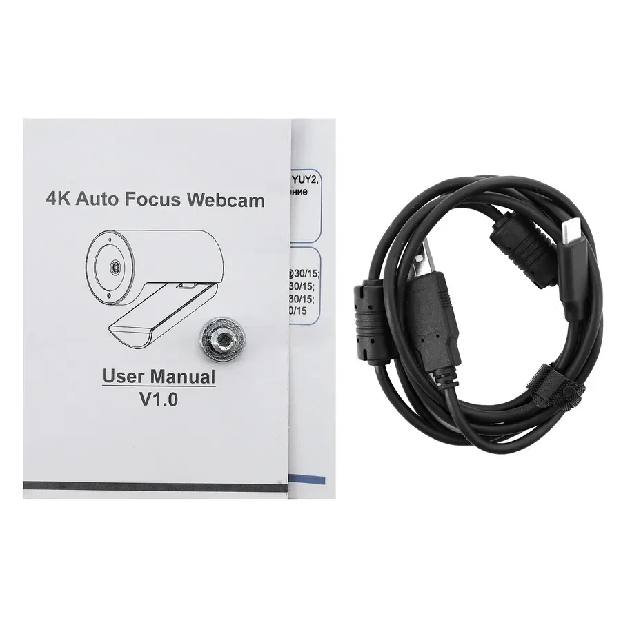 Веб-камера Vinteo VC-1-S, 4K UHD, автофокус, USB Type-C — 3