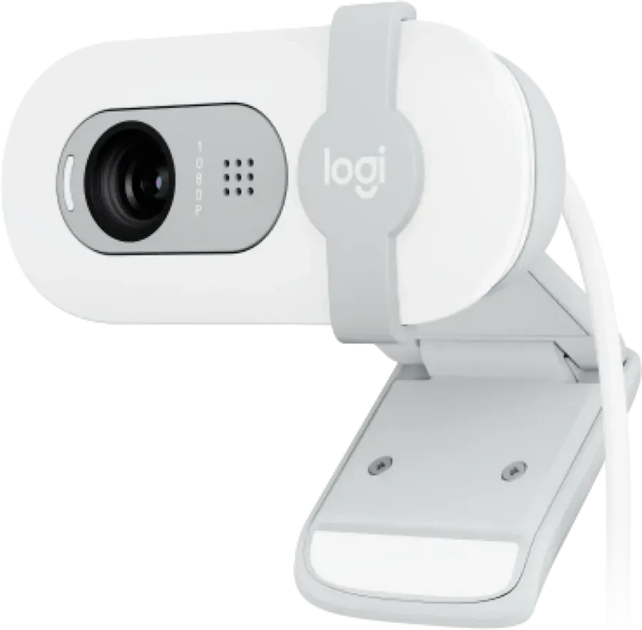 Веб-камера Logitech Brio 100, белый, Full HD, USB — 2