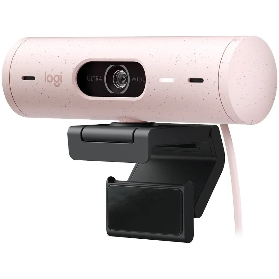 Вебкамера Logitech BRIO 500, Full HD, USB, розовая