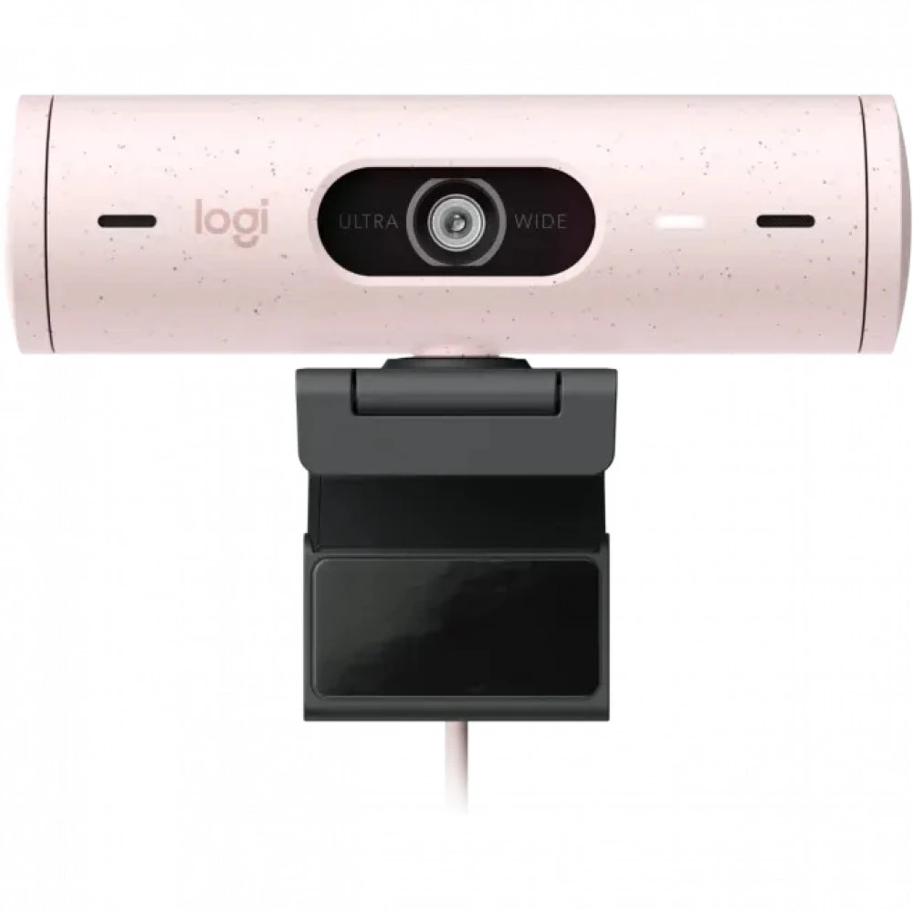 Вебкамера Logitech BRIO 500, Full HD, USB, розовая — 2