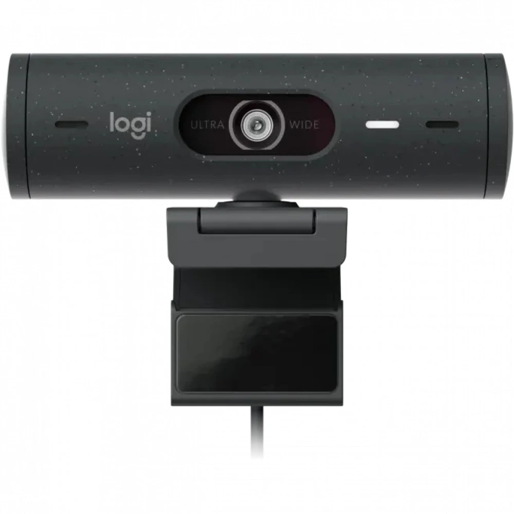 Вебкамера Logitech BRIO 500, Full HD, USB-C, графитовая