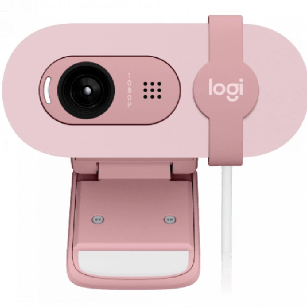 LOGITECH Brio 100 Full HD Webcam - ROSE - USB