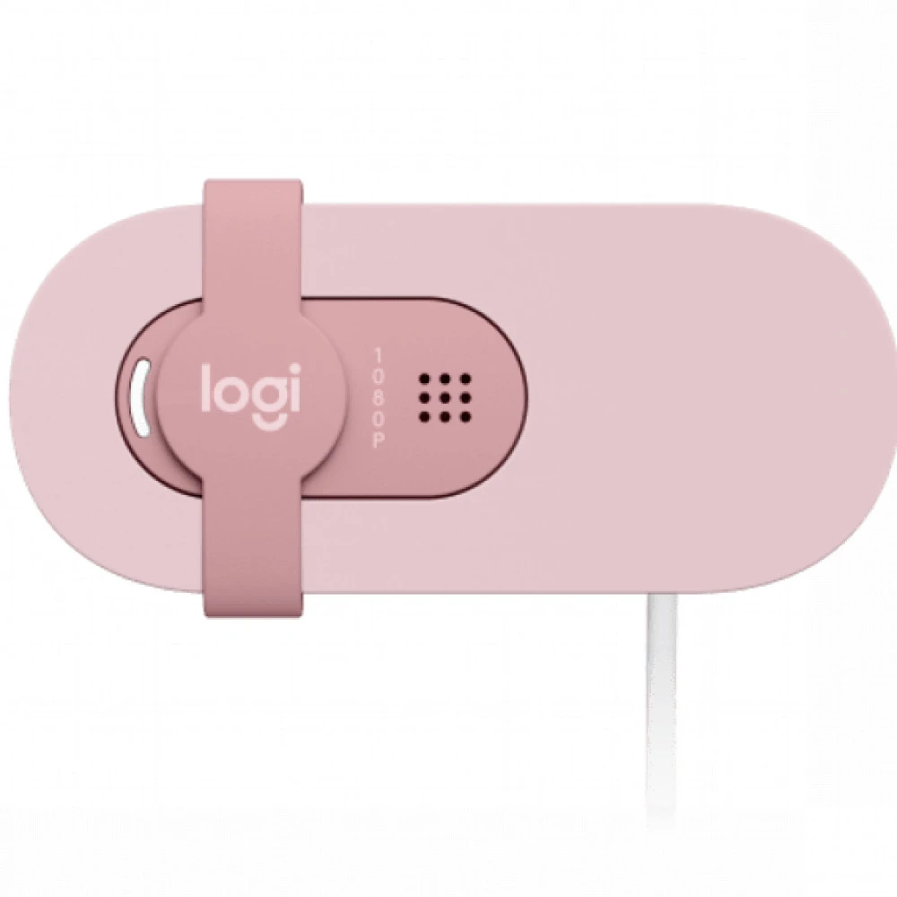 LOGITECH Brio 100 Full HD Webcam - ROSE - USB — 3
