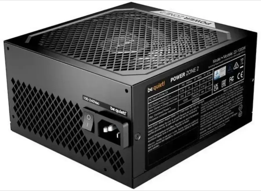 Блок питания Bequiet! POWER ZONE 2 1000W, Platinum, модульный — 2