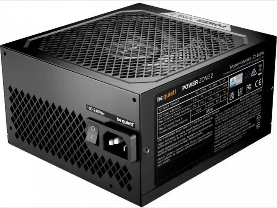 Блок питания Bequiet! POWER ZONE 2 850W, Platinum, модульный — 2