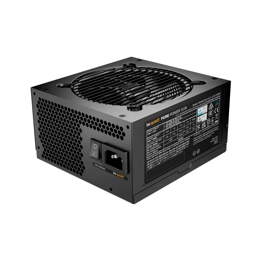 Блок питания Bequiet! Pure Power 13M, 1000W, 80+ Gold, модульный — 2