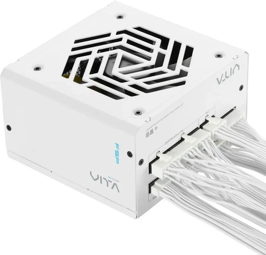 Блок питания FSP VITA-1000GM White, 1000W, 12cm, Modular, 80+ GOLD, Cybenetics GOLD, ATX3.1(PCIe5.1) — 4