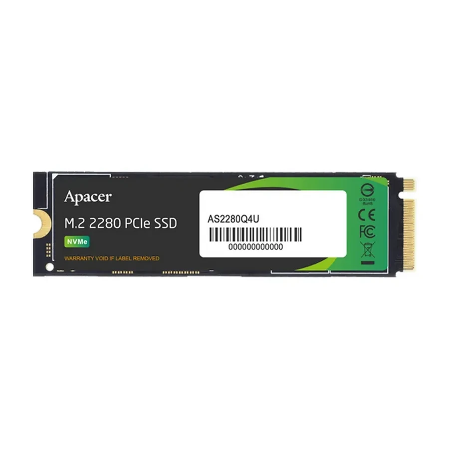 SSD накопитель SSD Apacer AS2280Q4U 1TB, M.2 PCIe Gen4 x4, 7400/7000 MB/s