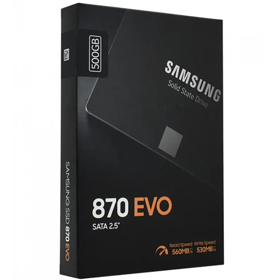 SSD накопитель SSD 500GB Samsung 870 EVO, 2.5" SATA, 560MB/s