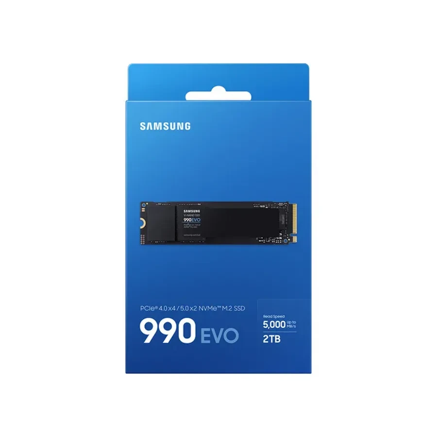 SSD накопитель SSD Samsung 990 EVO Plus 2000GB, M.2 NVMe PCIe 4.0/5.0 — 5