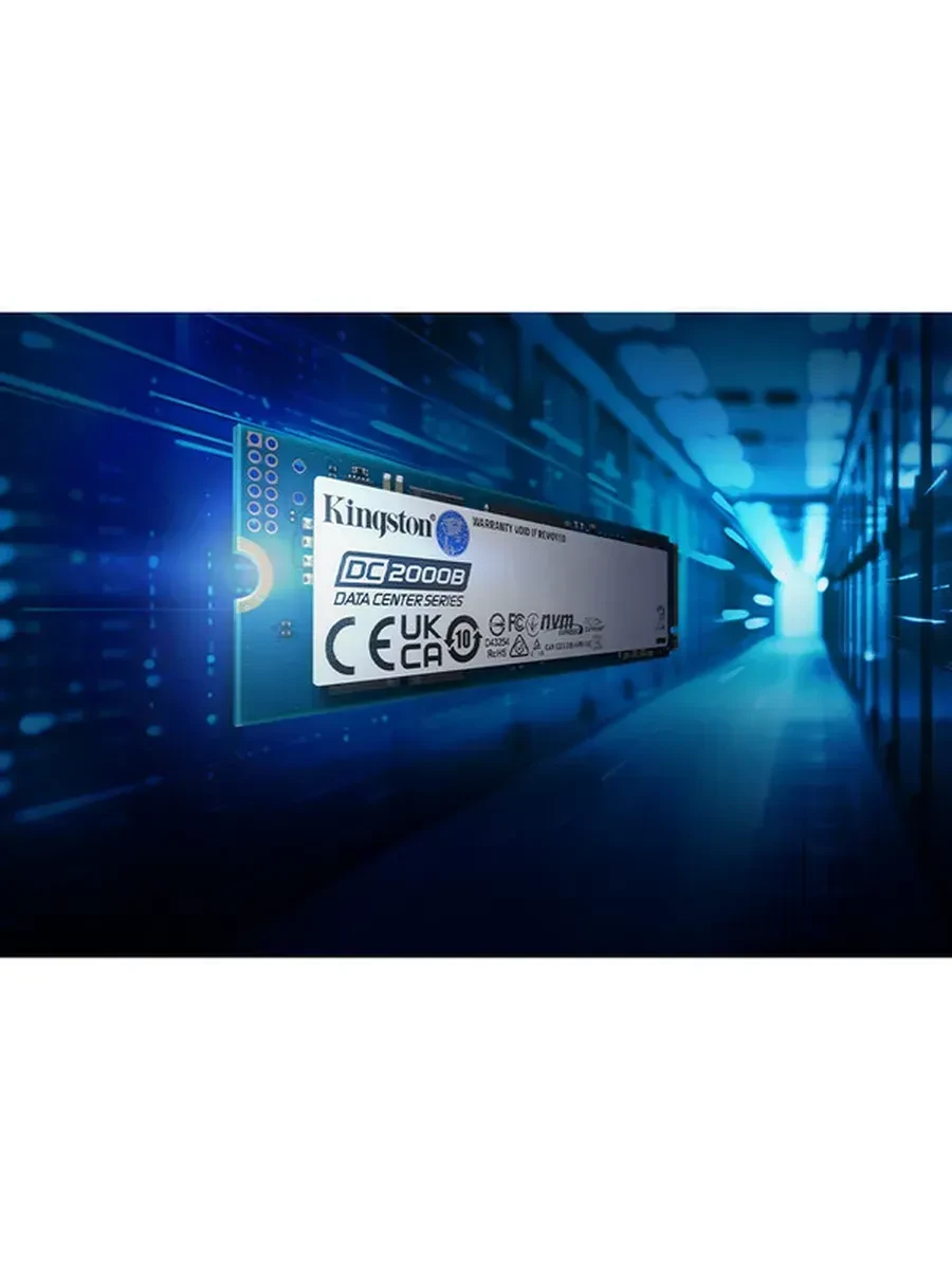 SSD накопитель SSD Kingston DC2000B 480GB, M.2 2280, PCIe 4, NVMe