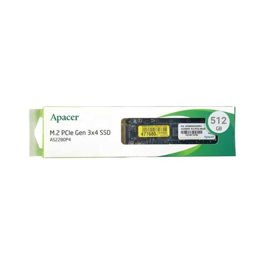 SSD накопитель SSD Apacer AS2280P4, 512GB, M.2 NVMe PCIe 3.0