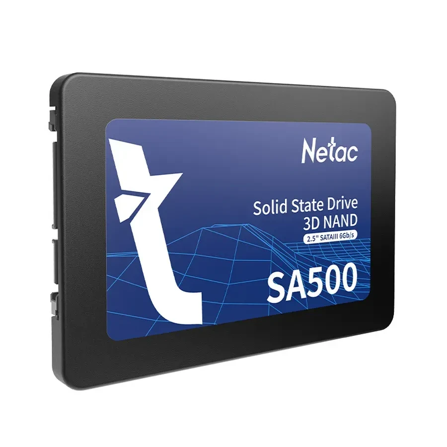 SSD Netac NT01SA500, 480GB, SATA, 520/450 Мб/с