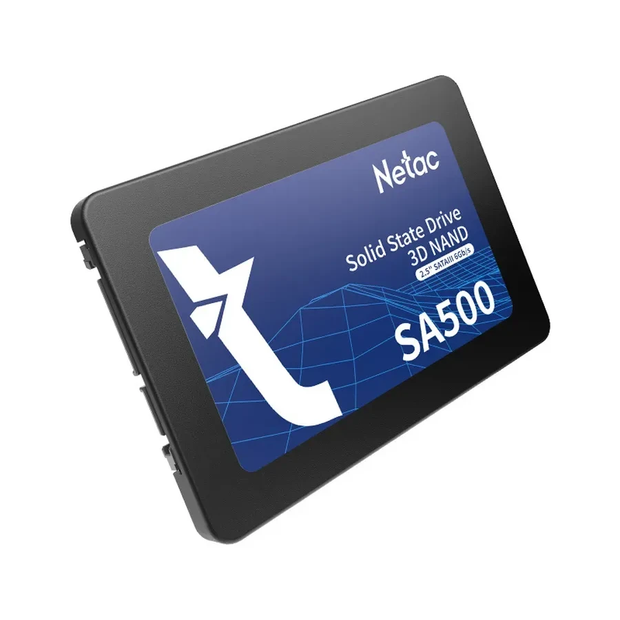 SSD Netac NT01SA500, 480GB, SATA, 520/450 Мб/с — 2