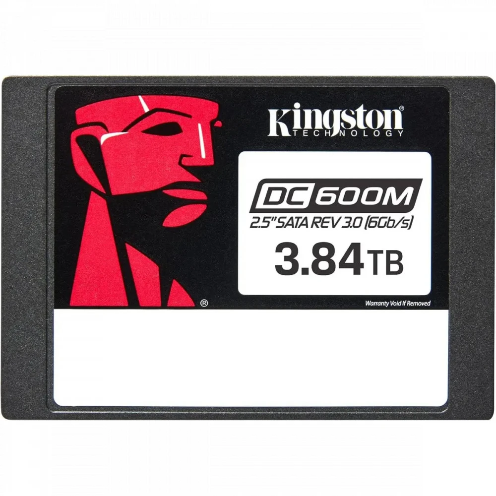 SSD накопитель SSD Kingston DC600M 3840GB, SATA, 2.5", TLC — 4