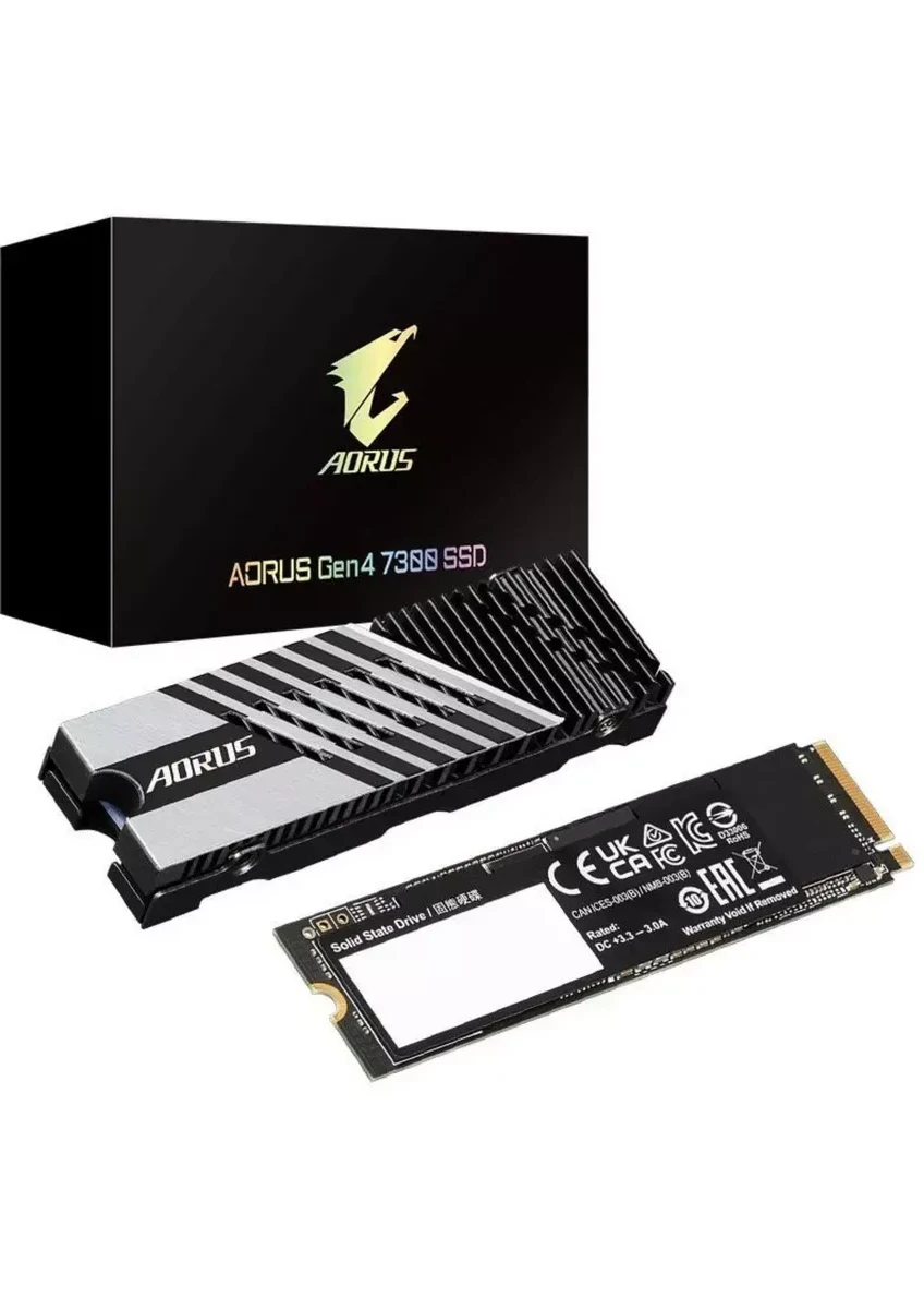 SSD накопитель SSD Gigabyte AORUS Gen4 7300, 2TB, NVMe — 2