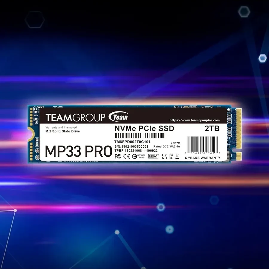 SSD накопитель SSD TeamGroup MP33 PRO, 2000GB, NVMe — 2
