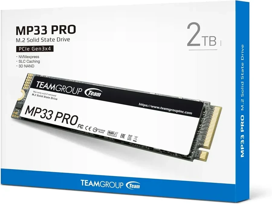 SSD накопитель SSD TeamGroup MP33 PRO, 2000GB, NVMe — 4
