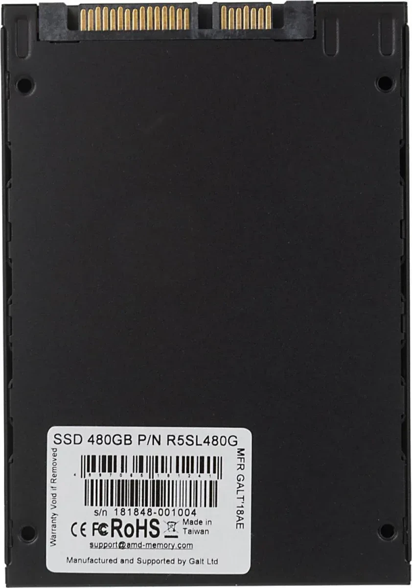SSD накопитель SSD 480GB AMD RADEON R5, SATA3, 2.5" — 2