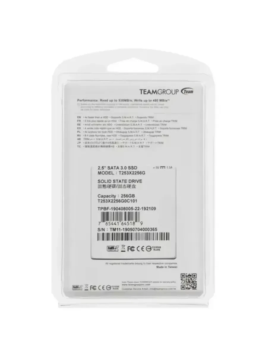 SSD накопитель SSD TeamGroup GX2 256GB 2.5" SATA III — 3