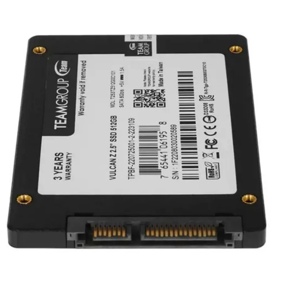 SSD накопитель SSD Team T-FORCE VULCAN Z, 512GB, SATA III