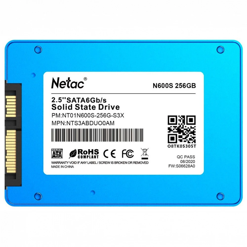SSD накопитель SSD SATA 256GB Netac N600S — 5