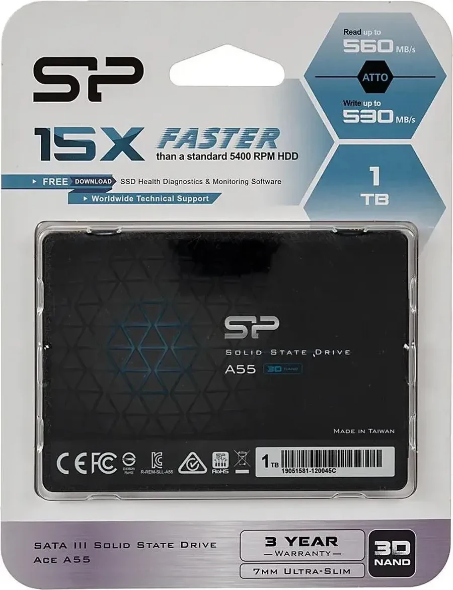 SSD накопитель SSD SATA 1TB Silicon Power A55 — 3
