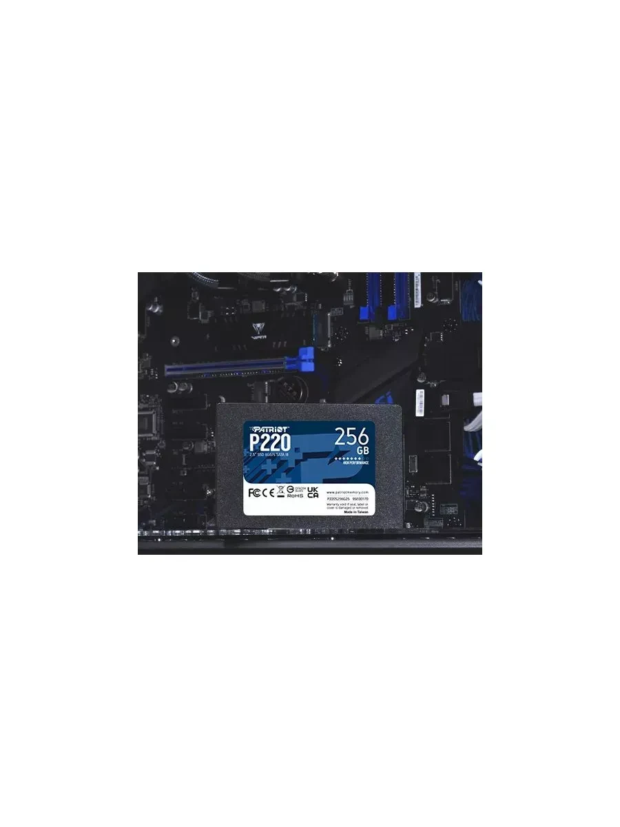 SSD-накопитель Patriot P220, 256GB, 2.5" SATA — 3