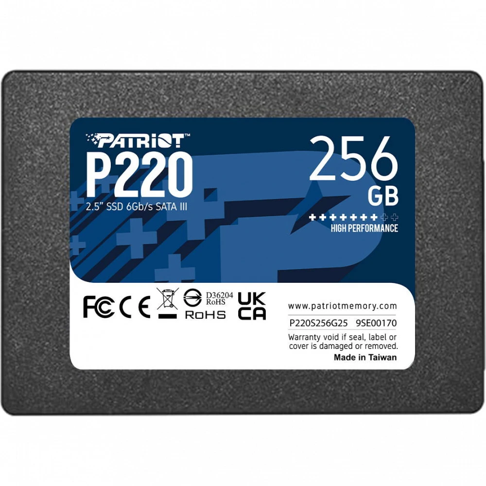 SSD-накопитель Patriot P220, 256GB, 2.5" SATA — 4