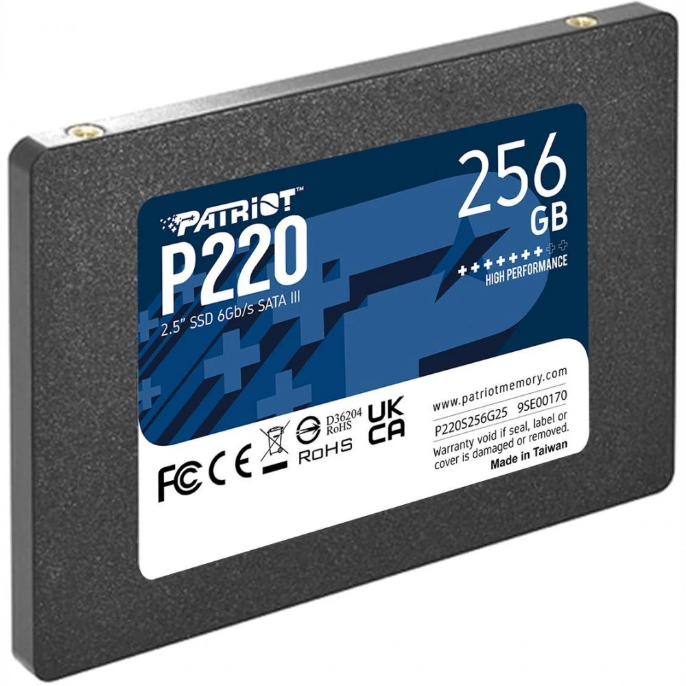 SSD-накопитель Patriot P220, 256GB, 2.5" SATA — 5