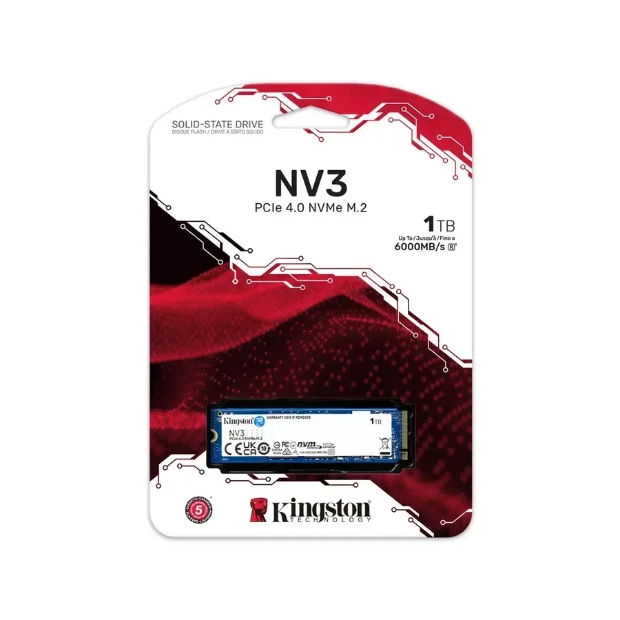 SSD накопитель SSD Kingston NV3 1000GB, M.2 NVMe PCIe 4.0x4 — 2