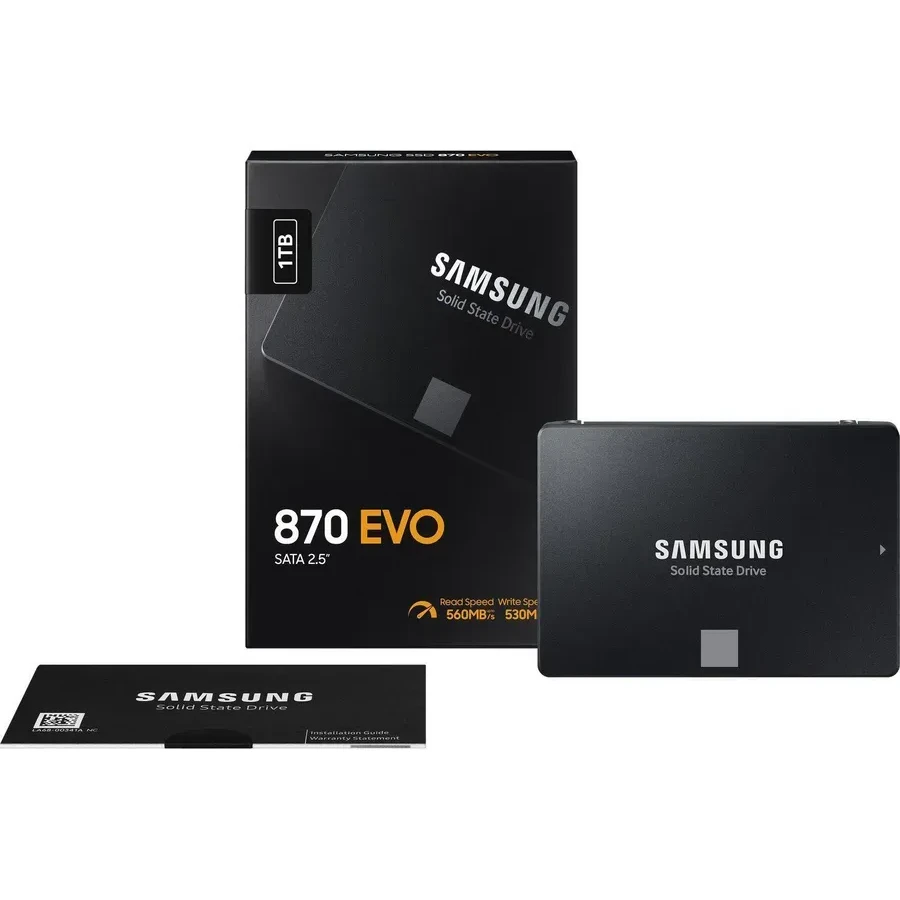 SSD накопитель SSD 1000GB Samsung 870 EVO, 2.5" SATA, 560MB/s — 4