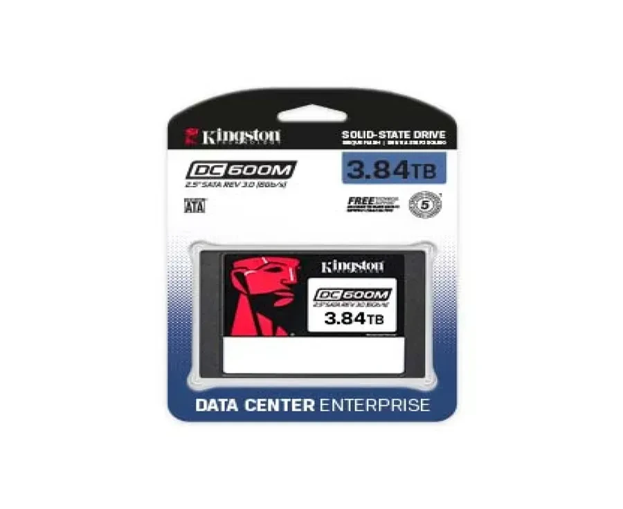 SSD накопитель SSD Kingston DC600M 3840GB, SATA, 2.5", TLC — 2