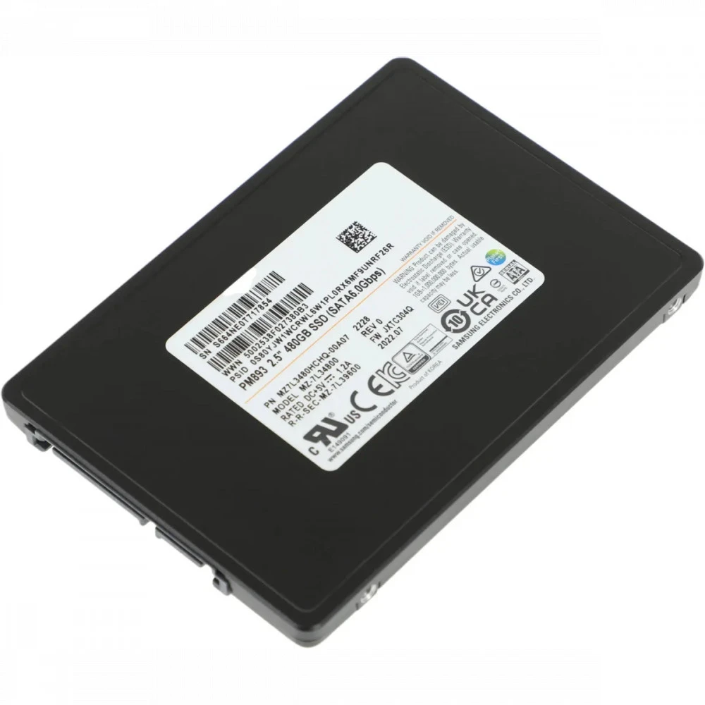 SSD накопитель Samsung PM893 480GB SATA Data Center SSD — 2