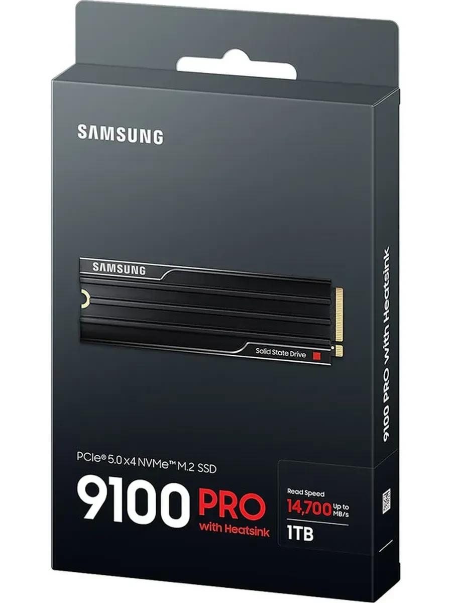 SSD накопитель SSD Samsung 9100 PRO 1000GB M.2 PCIe 5.0 heatsink — 3