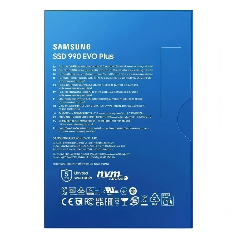 SSD накопитель SSD Samsung 990 EVO Plus 1000GB M.2 PCIe 4.0 — 5